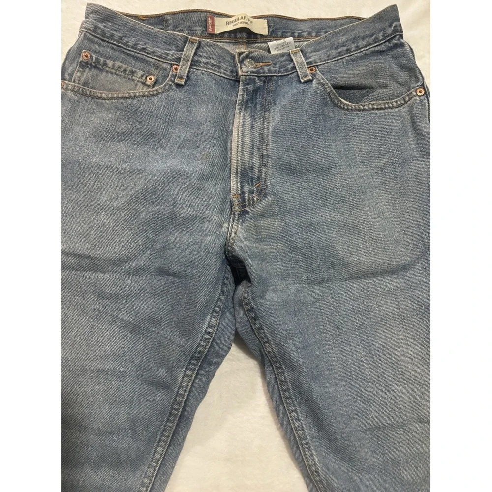 Vintage Levis 505 Jeans Mens 34x30 (actual 34x29)  Blue Regular Fit Straight Leg